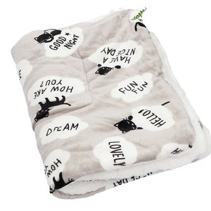 Manta para mascotas para gatos y perros, franela cálida, suave, rosa, con estampado de gato, 32x50, 42x55, 55x70, 75x100cm, uso en otoño e invierno - Product Image 5