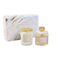 Bougies parfumées en cire de soja de luxe modernes Coffret cadeau Diffuseurs faits à la main pour les mariages Fête des mères Marque privée