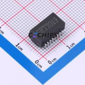 หม้อแปลงไฟฟ้า SET2019ST LAN แบบ SMD-16P, ขนาด 12.8x7 มม. - Product Image 1