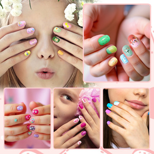 <span class=keywords><strong>Uñas</strong></span> <span class=keywords><strong>Postizas</strong></span> Seguras de ABS con Diseño de Dibujos Animados <span class=keywords><strong>para</strong></span> <span class=keywords><strong>Niñas</strong></span>, 24 Piezas, Pre-encoladas, Reutilizables, <span class=keywords><strong>Uñas</strong></span> a Presión <span class=keywords><strong>para</strong></span> Niños - Product Image 6