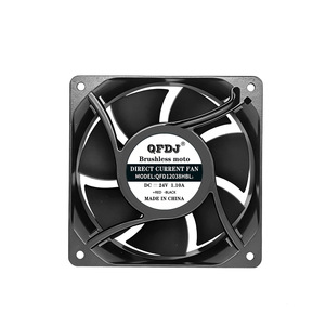 Ventilador DC12038 con Marco de Aluminio, 12V 24V 48V, Alto Flujo de Aire, Refrigeración Silenciosa para Electrónicos - Product Image 2