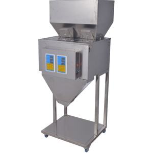 เครื่องบรรจุแบบสองหัว ความแม่นยำสูง ทำจากสแตนเลส สำหรับบรรจุเมล็ดองุ่น โกจิเบอร์รี่ เครื่องเทศ ผงแป้ง กาแฟ ชา ชาซอง และเครื่องดื่มอื่นๆ น้ำหนัก 999 กรัม - Product Image 1