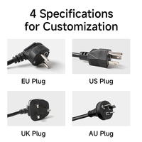 100W USB-C laptoplader met universele compatibiliteit en aanpasbare stekkers