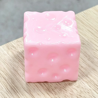 Composants de coque gonflable DIY en forme de mangue à changement de couleur, jouet de décompression à presser, conteneur vide anti-stress avec bouchon