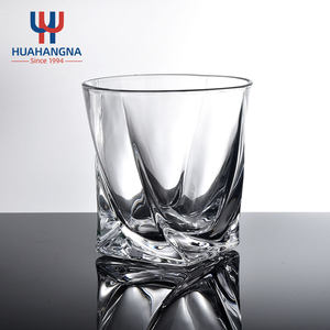 Rock Barware 10 oz cristal transparente antiguo cóctel <span class=keywords><strong>Whisky</strong></span> reutilizable Twisted Lowball Bourbon vaso para <span class=keywords><strong>whisky</strong></span> escocés - Product Image 3
