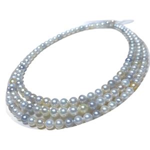 Collar de Perlas de Agua Dulce Naturales, Casi Redondas, con Luz Intensa, Simple y Elegante, para el Día de la Madre - Product Image 5