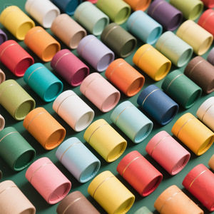 Scatola Vuota per Imballaggio in Carta Kraft/Bianca/<span class=keywords><strong>Nera</strong></span>+PVC Trasparente, Personalizzabile e Riciclabile per Cosmetici, Vestiti, Calzini, Tè - Product Image 2