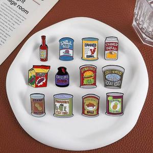Aperitivos divertidos <span class=keywords><strong>de</strong></span> animación <span class=keywords><strong>de</strong></span> comedia familiar, alfileres <span class=keywords><strong>de</strong></span> esmalte enlatado, broche artesanal <span class=keywords><strong>de</strong></span> Metal, insignia, joyería, jarabe <span class=keywords><strong>de</strong></span> <span class=keywords><strong>Chocolate</strong></span>, Krabby Patty Can - Product Image 2