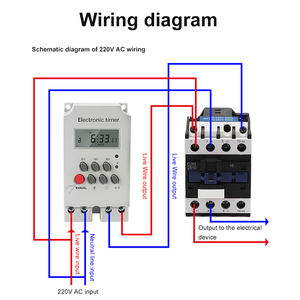 KG316T minuterie AC220v LCD Programmable numérique minuterie électronique interrupteur numérique minuterie contrôleur - Product Image 6