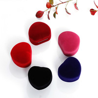 Boîte à bijoux en carton rigide recyclable personnalisée en gros avec gaufrage à chaud or multicolore pour la Saint-Valentin et les mariages