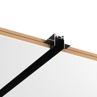 Systèmes de rails magnétiques encastrés au plafond au design moderne assortis à des lumières sur rail LED d'intérieur pour le salon et l'hôtel