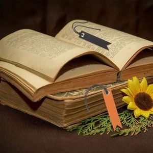 Custom Leather Tassel <b>Bookmarks</b> with Gold Embossed Logo - Personalized Reading Gift for Students & Book Lovers - Product Image 2