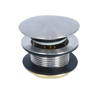 Tubo de desagüe Click-<span class=keywords><strong>clac</strong></span> de desbordamiento de baño moderno <span class=keywords><strong>1</strong></span> <span class=keywords><strong>1</strong></span>/2 ''Drenaje de lavabo de latón emergente con desbordamiento - Product Image 3