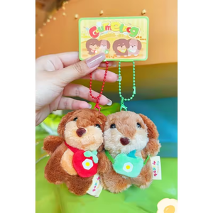 Porte-clés en peluche série chien saucisse les plus vendus, accessoires à suspendre à la pochette, jouets en peluche mignons, cadeau de vacances en gros - Product Image 1