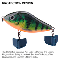 En gros 100mm 49g jerkbait pike curseur eau douce eau salée pêche au gros leurres dur appâts jerk