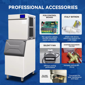 Machine à <span class=keywords><strong>glaçons</strong></span> commerciale haut de gamme 160 kg/24h, production rapide, pour entreprises et congélateurs industriels - Product Image 5