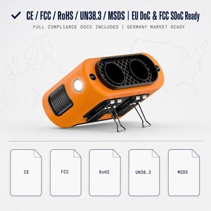 Ventilateur portable multifonction Socool 14500mAh en plastique avec lumière USB, ventilateur de refroidissement suspendu, ventilateur de ceinture pour voiture, extérieur, maison - Product Image 6
