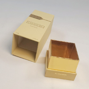 Caja de perfume de cartón reciclable ecológico, caja de joyería, embalaje de envío rectangular, caja de perfume de marca famosa. - Product Image 2