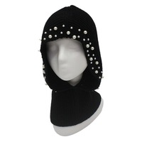 Foulard perlé d'hiver pour l'extérieur et bonnet de ski cagoule de moto rafraîchissante pour la plage et les voyages