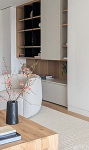 Meuble TV en bois multifonctionnel de luxe avec rangement, adapté aux téléviseurs de 75 pouces, mobilier écologique pour la maison - Product Image 4