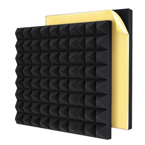 Paneles Acústicos de Poliéster Autoadhesivos de Alta Densidad, Absorbentes de Sonido NRC 0.85, Aislantes Acústicos de Pared para Oficina y Cine - Product Image 2