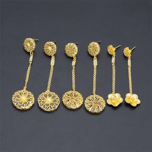 Jxx - Nuevos Aretes de Moda para Mujer, Chapados en Oro de 24K, Joyería de Latón, Precio al por Mayor - Product Image 2