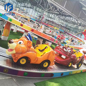 Attraction de fête foraine pour enfants, train sur rail à thème animalier, mini-cinéramineur pour centre commercial, certifié CE, 500 kg, à vendre - Product Image 2