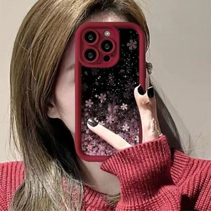 Coque de téléphone portable en TPU antichoc de style lentille d'appareil photo avec impression de cerisier en fleurs <span class=keywords><strong>Starlight</strong></span> pour Infinix Hot Note 50 40 30 20 10 12 - Product Image 5