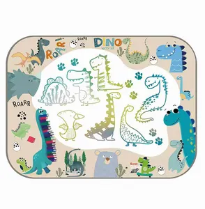 Populer Ruang Bayi Dinosaurus Air Doodle Mat Aqua Air Ajaib Menggambar Dino Doodle Bermain Tikar 80X60CM USA Mainan