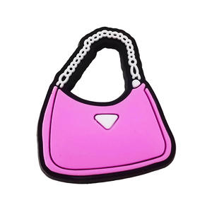 แฟชั่น<span class=keywords><strong>หมาย</strong></span>ถึงสาวสวยสไตล์สีชมพู Preppy รองเท้ายางอุปกรณ์ตกแต่งเทรนด์เฉลี่ยสาวสวยรองเท้าสีชมพูอุดตันเสน่ห์ - Product Image 3