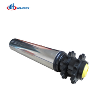 AS-FLEX Convoyeur à rouleaux à gravité de haute qualité 5012 avec pieds de machine, garantie 1 an, capacité de charge 50-500 kg, SS/CS/ABS/PVC