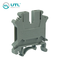 UTL Fabrik Schraubklemmen 4mm² Verdrahtete Elektrische Steckverbinder DIN-Schienen-Anschlussklemmen