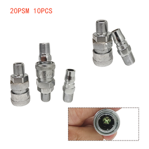 Conectores Neumáticos para Mangueras de Aire Tipo C, Conector de Aire de Precisión Tipo Japonés 20/30/40PSM, Acoplador de Conexión Rápida - Product Image 1