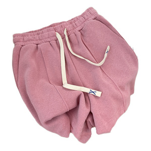 Pantalones cortos deportivos sueltos para mujer, pantalones cortos informales de corte recto de moda cómodos para el hogar de pierna ancha fina de verano - Product Image 5