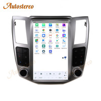 12 Android 13 Carplay pour Lexus RX300 RX350 RX400 2004-2007 Écran Tesla Lecteur multimédia GPS de voiture Navigation HeadUnit Autoradio