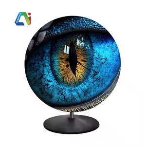 하이 퀄리티 공장 실내 구형 Led 스크린 <span class=keywords><strong>360</strong></span> 공 Led 벽 라운드 광고 구 모양 개인 Led 비디오 디스플레이 - Product Image 1