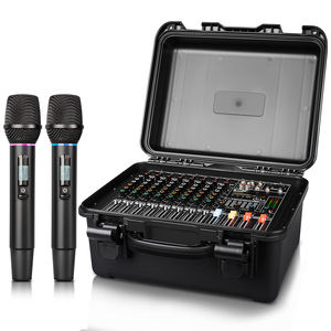 Console audio professionnelle OEM GT10M 550W*2, 8 canaux, avec micro - Product Image 1