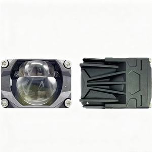 Projecteur LED Hi/Lo 55W 42W avec ventilateur de refroidissement, mini feux auxiliaires à grille, lentille moto, 12V 24V, étanche, mini phare de conduite - Product Image 5