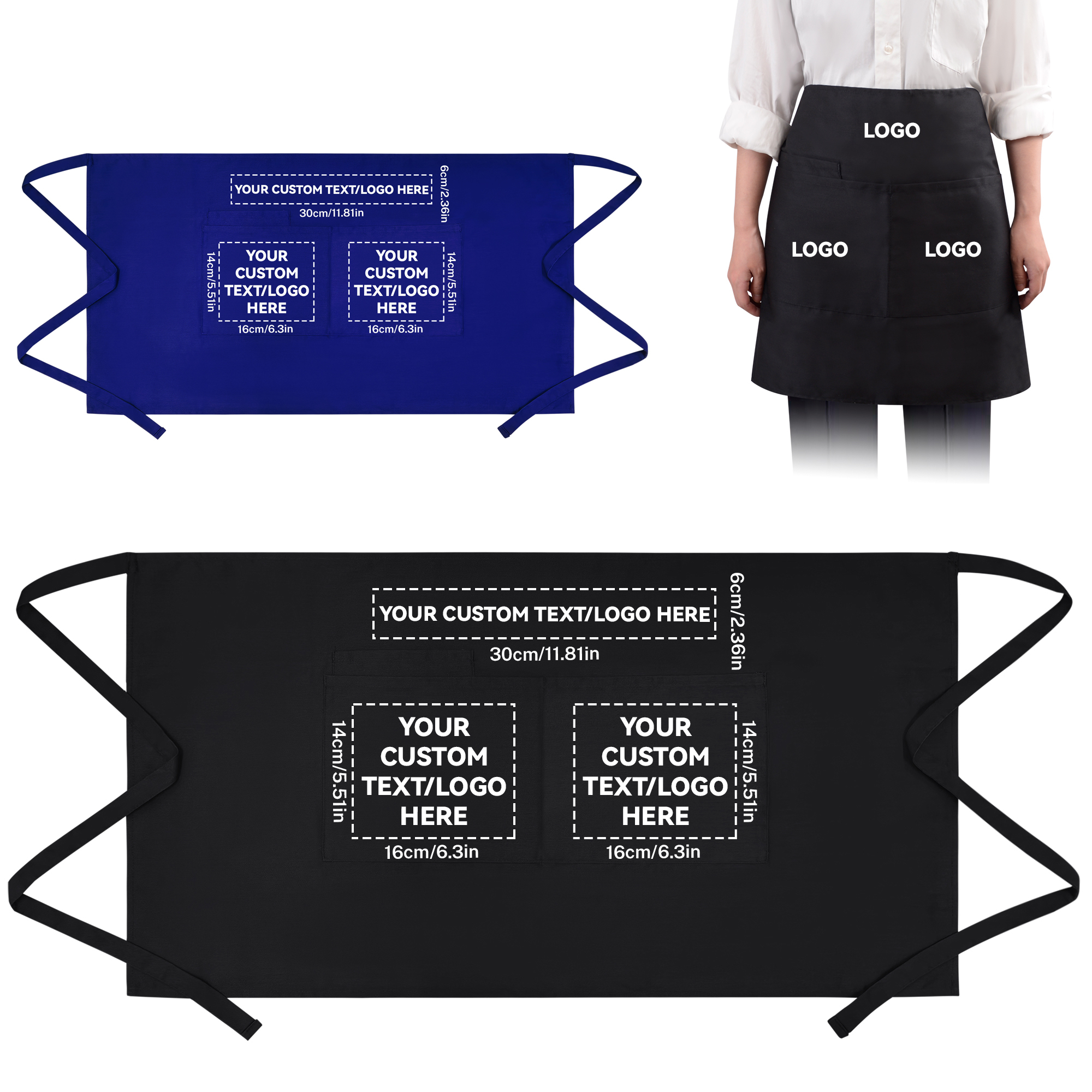 Kitchen Cooking Restaurant Home Garden Waist Apron