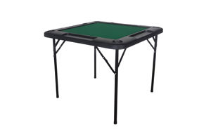 Table de cartes domino moderne en métal noir et plastique pour usage extérieur dans la cour de l'entrepôt de l'hôtel fournie par la Chine - Product Image 5