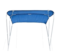 Housse de kayak à charnière facile à installer Pare-soleil pliable universel gonflable pour bateau bimini
