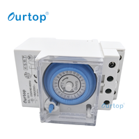 Ourtop programa diario interruptor de tiempo analógico interruptor de temporizador analógico electrónico 16A,4A