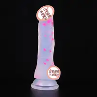 Pénis de simulation en silicone liquide de couleur transparente, jouet sexuel masculin et féminin, nouveau design