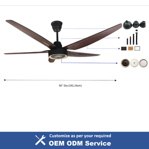 Ventilateur de plafond réversible à télécommande 5 pales, BLDC, à économie d'énergie, pour hôtels et restaurants – Vente chaude, directement de l'usine - Product Image 2