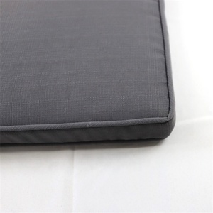Cojín de silla de cojín de asiento de reciclaje de poliéster gris de lujo para uso en interiores y exteriores - Product Image 6