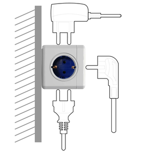 Nouveau Enchufe <span class=keywords><strong>PowerCube</strong></span> mural 4 prises multiprise adaptateur de prise intelligente avec interrupteur <span class=keywords><strong>Usb</strong></span> type-c cordon d'extension Multi 1.5m - Product Image 5