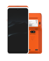 Terminal POS portátil A7, pantalla IPS de 7 pulgadas con impresora térmica de recibos y etiquetas integrada de 80mm con NFC y es