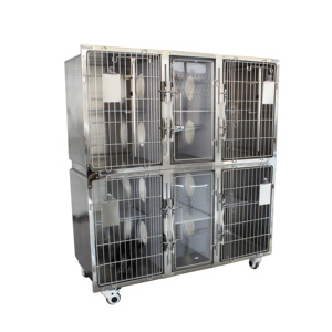 Jaula <span class=keywords><strong>para</strong></span> gatos Caniles veterinarios a prueba de mascotas, jaula de tanque de oxígeno <span class=keywords><strong>para</strong></span> <span class=keywords><strong>perros</strong></span> de acero inoxidable - Product Image 6