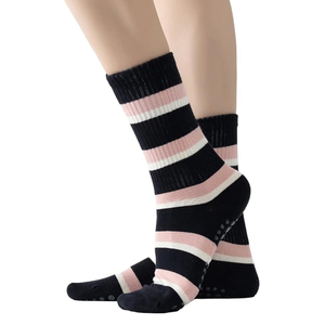 Anti-Slip Grip Yoga <strong>Socks</strong> <strong>Women</strong> Custom Striped Pilates <strong>Sock</strong> Customized Grip <strong>Socks</strong> for Yoga Ballet Dance Home Fitness - Product Image 2