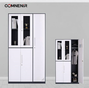 Lemari Arsip Besi Modern yang Ramping, Penyimpanan Lateral Elektrik dengan Laci - Perabot Kantor untuk Penyimpanan Dokumen Peta - Product Image 2